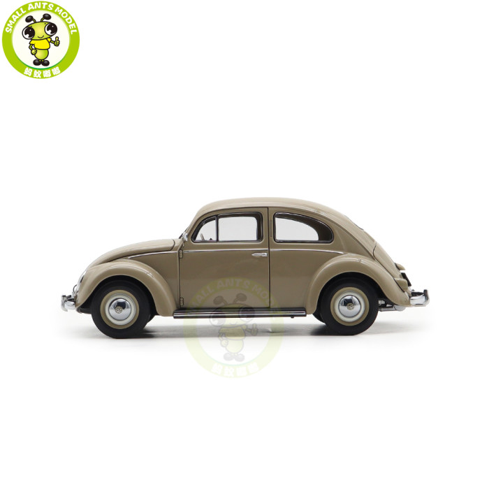 1/18 AUTOart 79778 VW Volkswagen Beetle 1200 Limousine 1955 Bright Beige Diecast Model Toy Car Gifts For Friends Father