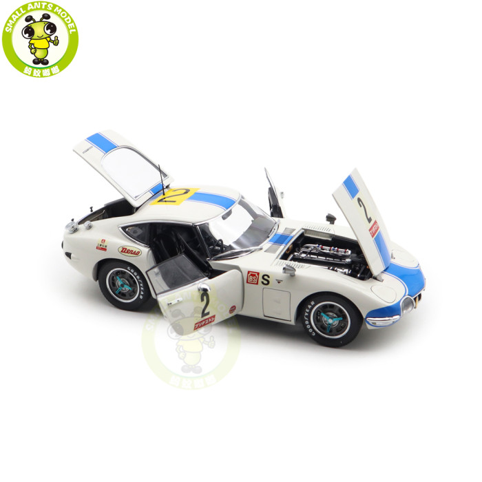 1/18 AUTOart 86716 Toyota 2000GT 24 HRS FUJI 1967 #2 Diecast Model Toy Car Gifts For Friends Father