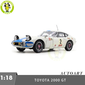 1/18 AUTOart 86716 Toyota 2000GT 24 HRS FUJI 1967 #2 Diecast Model Toy Car Gifts For Friends Father