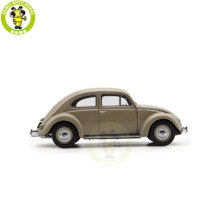 1/18 AUTOart 79778 VW Volkswagen Beetle 1200 Limousine 1955 Bright Beige Diecast Model Toy Car Gifts For Friends Father