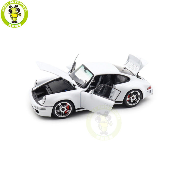 1/18 Almost Real 880203 Porsche RUF SCR 2018 White Diecast Model Toy Car Gifts For Friends Father