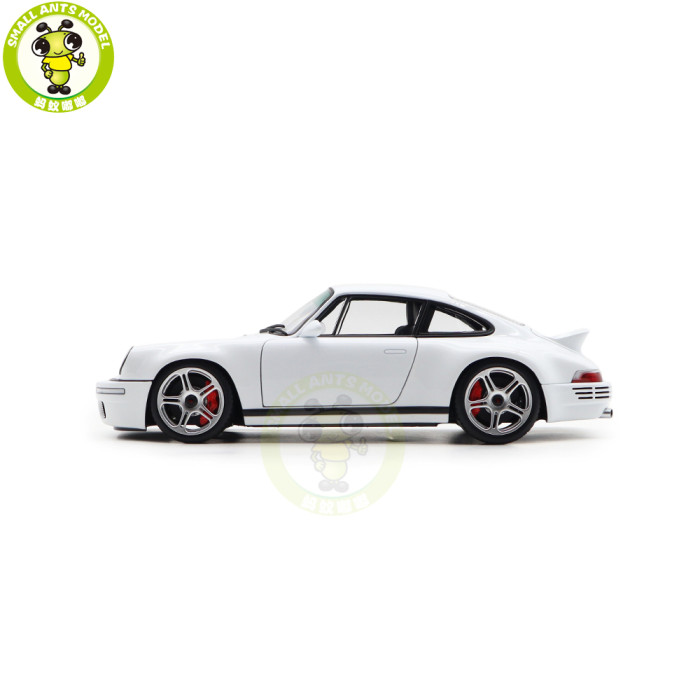 1/18 Almost Real 880203 Porsche RUF SCR 2018 White Diecast Model Toy Car Gifts For Friends Father