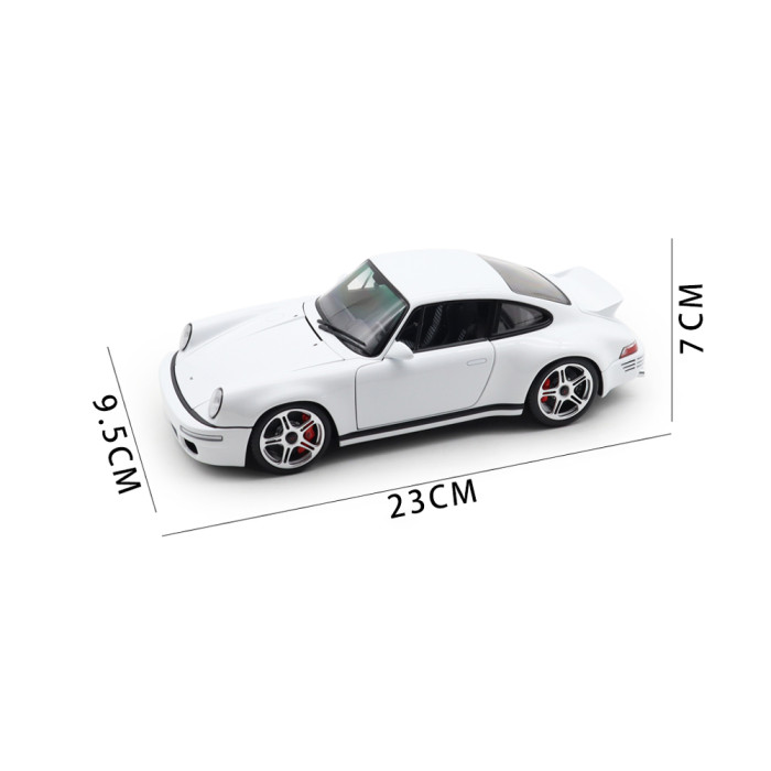 1/18 Almost Real 880203 Porsche RUF SCR 2018 White Diecast Model Toy Car Gifts For Friends Father