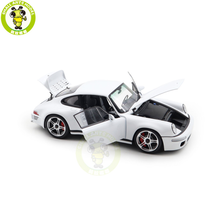 1/18 Almost Real 880203 Porsche RUF SCR 2018 White Diecast Model Toy Car Gifts For Friends Father