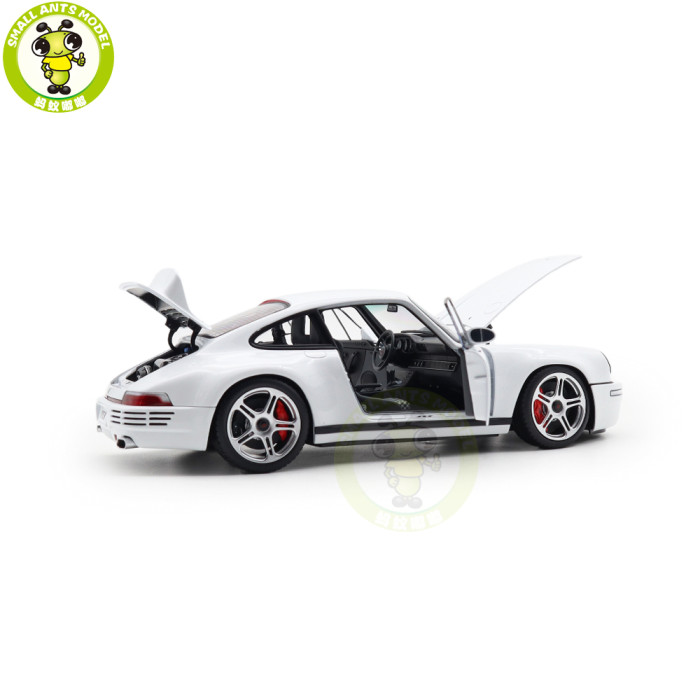 1/18 Almost Real 880203 Porsche RUF SCR 2018 White Diecast Model Toy Car Gifts For Friends Father