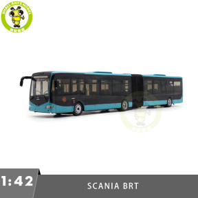 1/42 Scania City Bus China Bus Rapid Transit BRT Diecast Bus Model Gifts For Father Friends