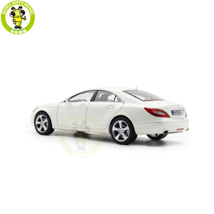 1/18 Mercedes Benz CLS Coupe 2011 NOREV 183943 Diamond White Metallic Diecast Model Toys Car Gifts For Father Friends