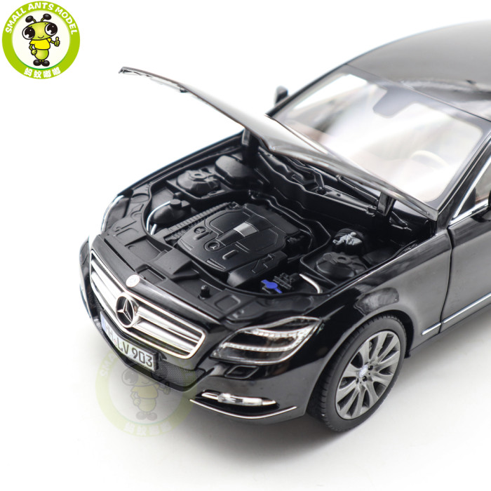 1/18 Mercedes Benz CLS Shooting Brake 2011 NOREV 183944 Obsidian Black Metallic Diecast Model Toys Car Gifts For Father Friends