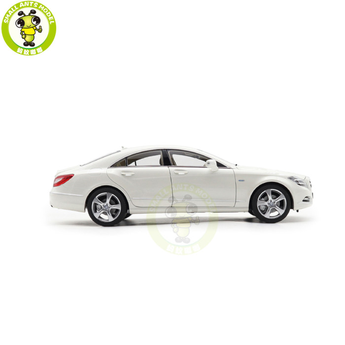 1/18 Mercedes Benz CLS Coupe 2011 NOREV 183943 Diamond White Metallic Diecast Model Toys Car Gifts For Father Friends