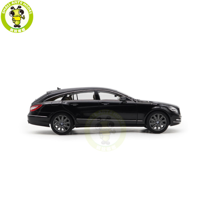 1/18 Mercedes Benz CLS Shooting Brake 2011 NOREV 183944 Obsidian Black Metallic Diecast Model Toys Car Gifts For Father Friends