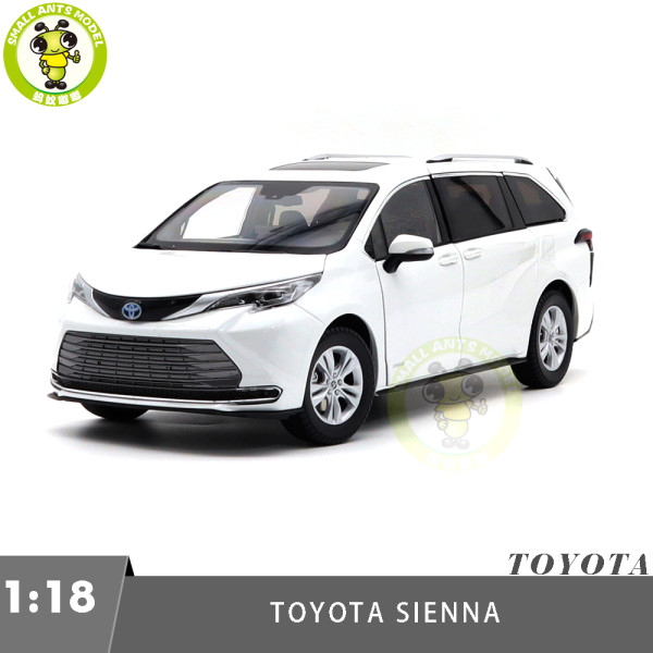 1/18 Toyota SIENNA MPV White Diecast Model Toys Car Gifts For Friends Father