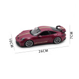 1/18 Porsche 911 992 GT3 2021 Norev 187386 Ruby Star Neo Diecast Model Toys Car Gifts For Friends Father