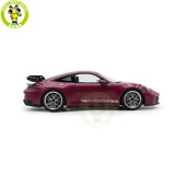 1/18 Porsche 911 992 GT3 2021 Norev 187386 Ruby Star Neo Diecast Model Toys Car Gifts For Friends Father