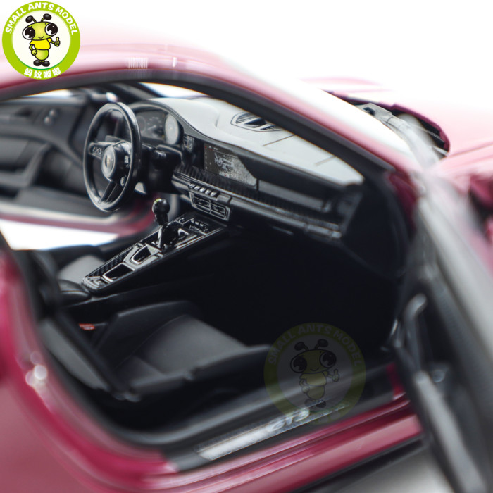 1/18 Porsche 911 992 GT3 2021 Norev 187386 Ruby Star Neo Diecast Model Toys Car Gifts For Friends Father