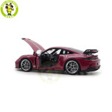 1/18 Porsche 911 992 GT3 2021 Norev 187386 Ruby Star Neo Diecast Model Toys Car Gifts For Friends Father