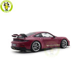 1/18 Porsche 911 992 GT3 2021 Norev 187386 Ruby Star Neo Diecast Model Toys Car Gifts For Friends Father