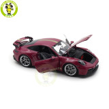 1/18 Porsche 911 992 GT3 2021 Norev 187386 Ruby Star Neo Diecast Model Toys Car Gifts For Friends Father