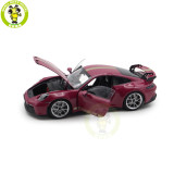 1/18 Porsche 911 992 GT3 2021 Norev 187386 Ruby Star Neo Diecast Model Toys Car Gifts For Friends Father