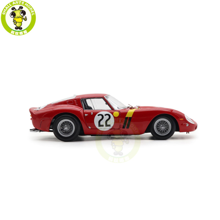 1/18 Ferrari 250GTO 1962 LM #22 Kyosho 08438B Diecast Model Toy Cars Gifts For Father Friends