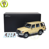 1/18 Toyota Land Cruiser 76 LC76 Almost Real 870102 Beige Diecast Model Toy Car Gifts For Father Friends