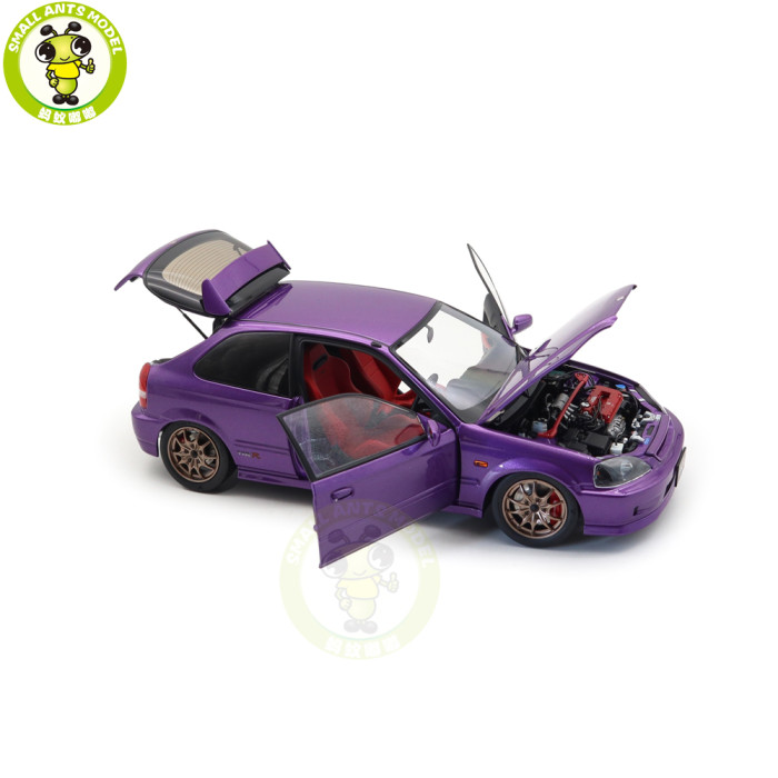 1/18 MOTORHELIX Honda CIVIC Type R EK9-120 Diecast Model Toy Car Gifts For Father Friends