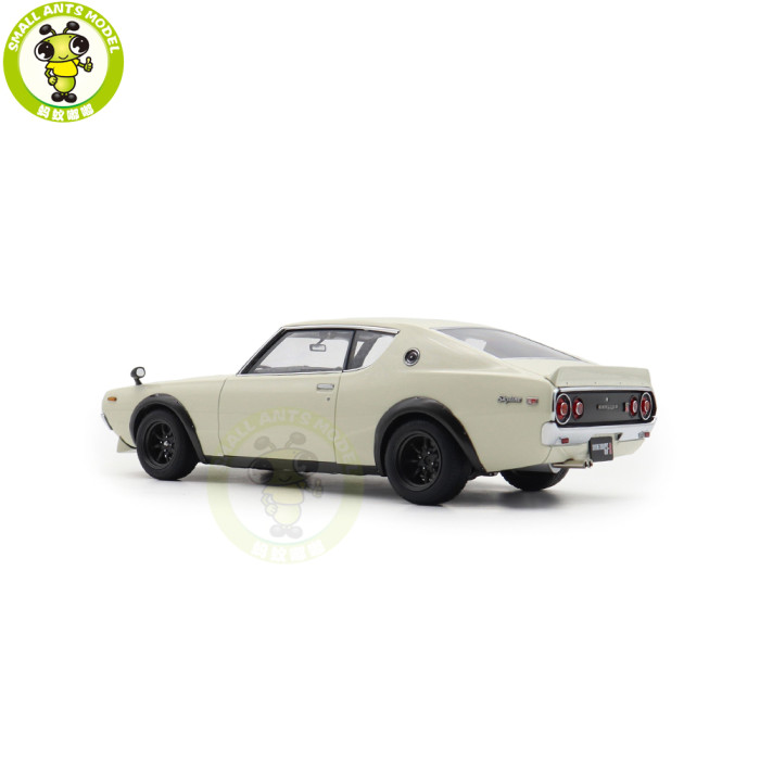 1/18 Nissan Skyline 2000GT-R KPGC110 Tuned Version White Autoart 77467 Model Toy Car Gifts For Father Friends
