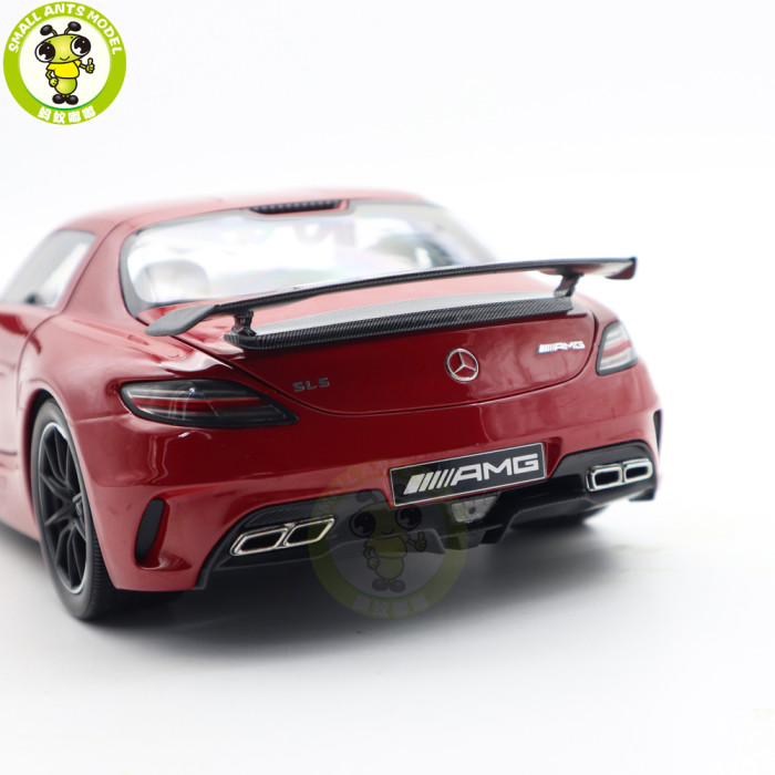 1/18 Minichamps Mercedes-Benz AMG SLS Black Series 2013 Diecast Model Toys Car Gifts For Father Friends
