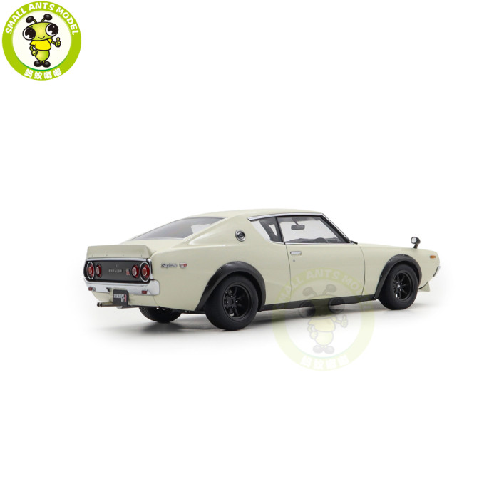 1/18 Nissan Skyline 2000GT-R KPGC110 Tuned Version White Autoart 77467 Model Toy Car Gifts For Father Friends