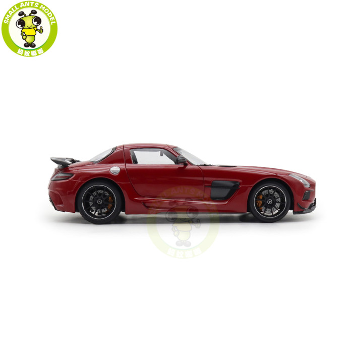 1/18 Minichamps Mercedes-Benz AMG SLS Black Series 2013 Diecast Model Toys Car Gifts For Father Friends