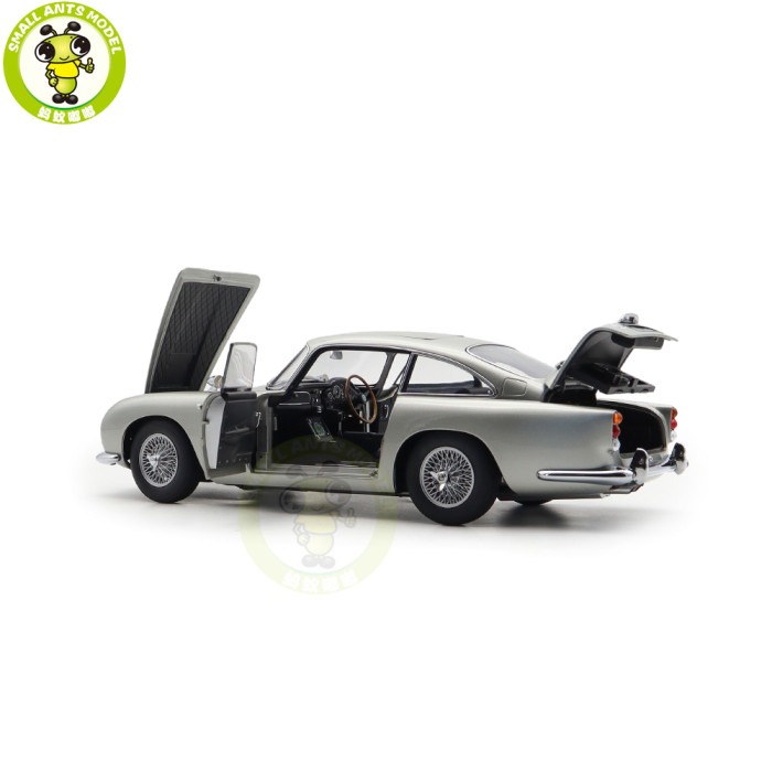 1/18 Aston Martin DB5 DB 5 Goldfinger Autoart 70296 W / Weapons Silver Model Toy Car Gifts For Father Friends