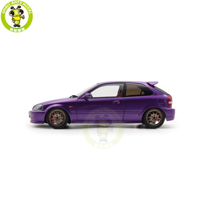 1/18 MOTORHELIX Honda CIVIC Type R EK9-120 Diecast Model Toy Car Gifts For Father Friends