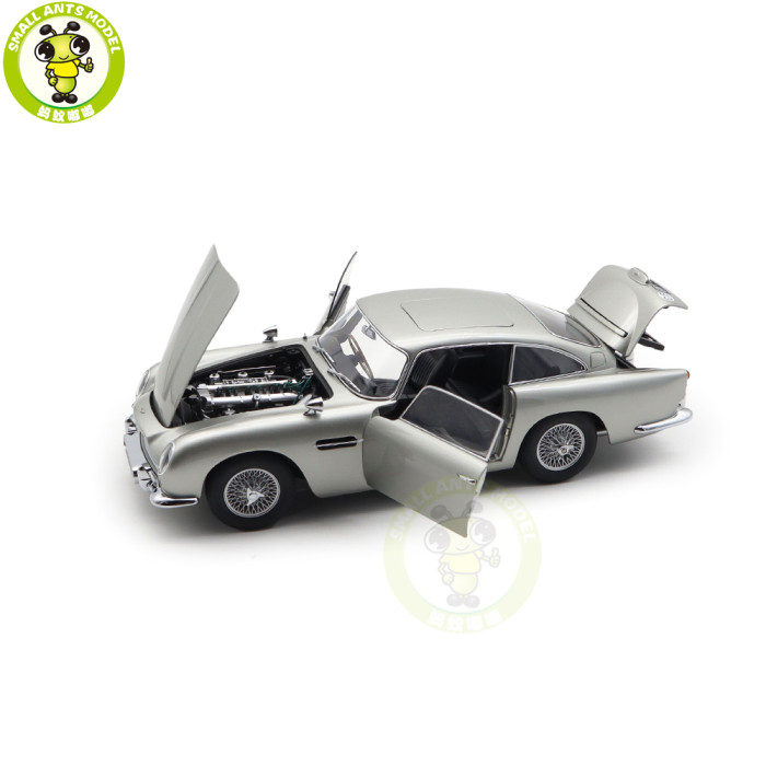 1/18 Aston Martin DB5 DB 5 Goldfinger Autoart 70296 W / Weapons Silver Model Toy Car Gifts For Father Friends