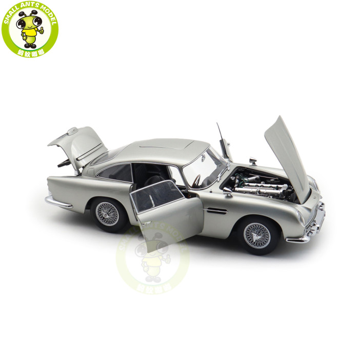 1/18 Aston Martin DB5 DB 5 Goldfinger Autoart 70296 W / Weapons Silver Model Toy Car Gifts For Father Friends