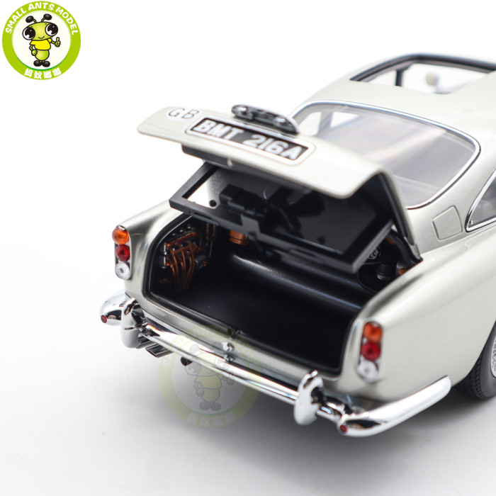 1/18 Aston Martin DB5 DB 5 Goldfinger Autoart 70296 W / Weapons Silver Model Toy Car Gifts For Father Friends