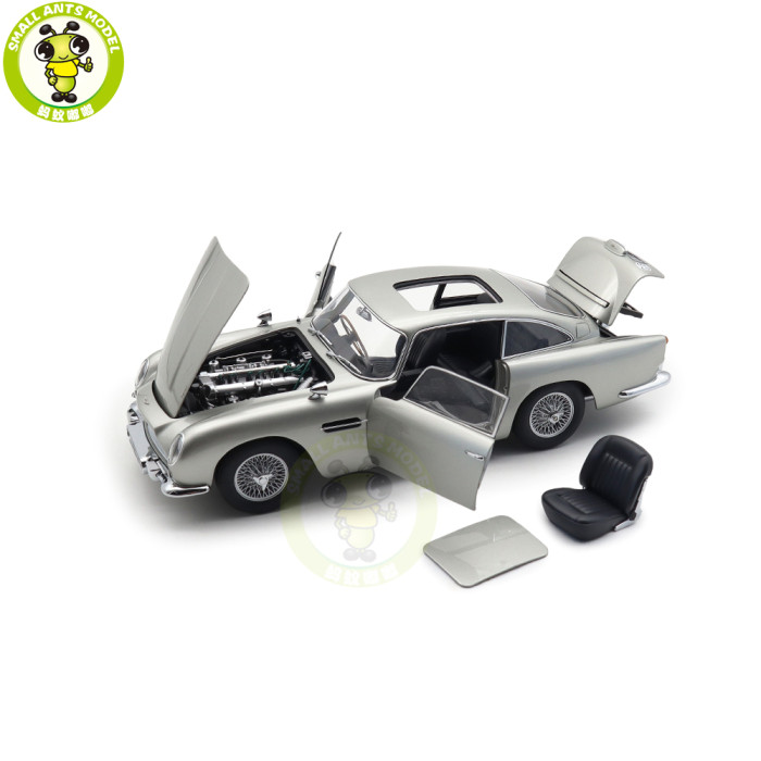 1/18 Aston Martin DB5 DB 5 Goldfinger Autoart 70296 W / Weapons Silver Model Toy Car Gifts For Father Friends
