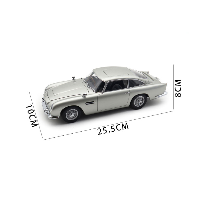 1/18 Aston Martin DB5 DB 5 Goldfinger Autoart 70296 W / Weapons Silver Model Toy Car Gifts For Father Friends