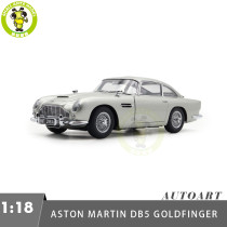 1/18 Aston Martin DB5 DB 5 Goldfinger Autoart 70296 W / Weapons Silver Model Toy Car Gifts For Father Friends