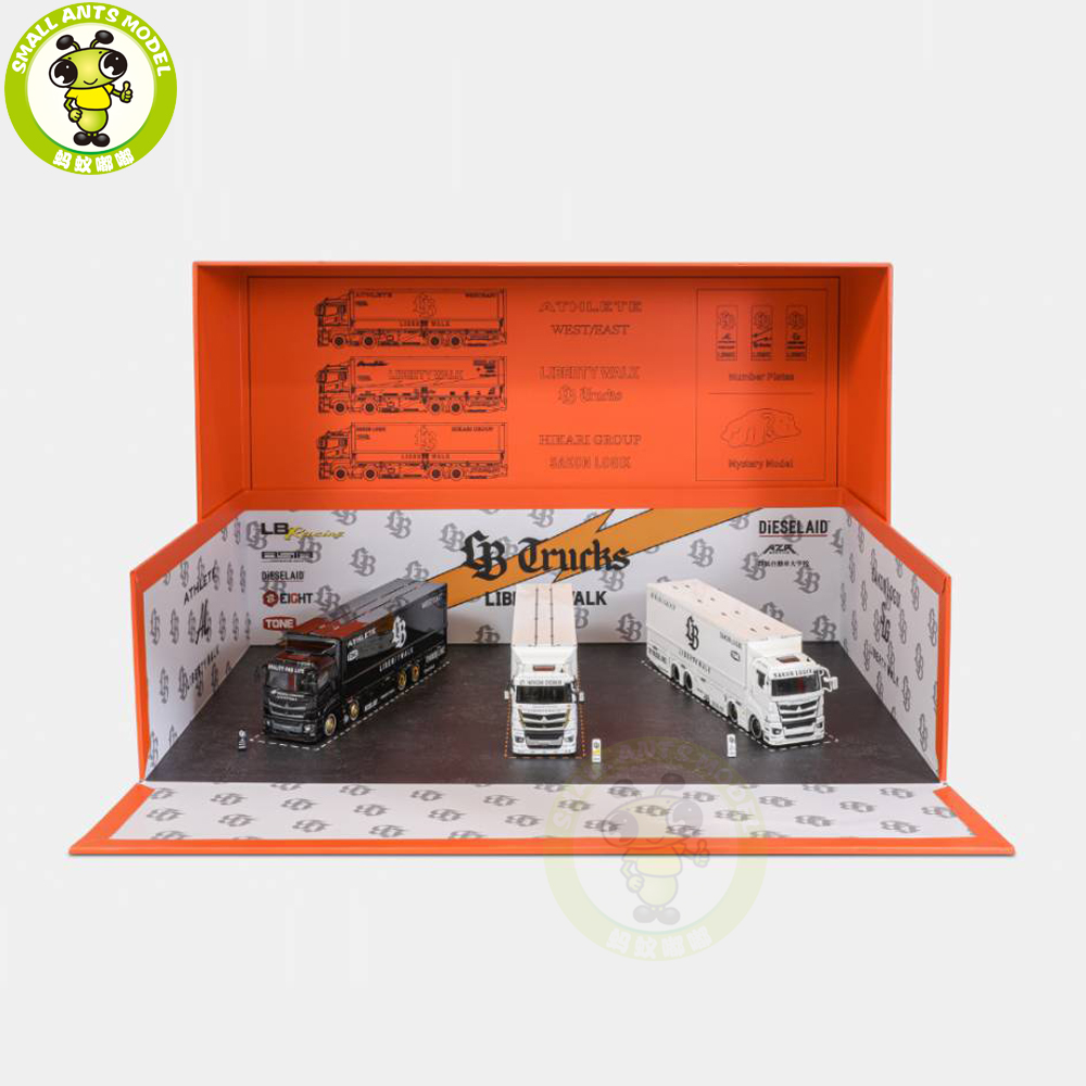 1/64 GCD Mitsubishi Fuso SuperGreat Liberty Walk LB Truck Trailer