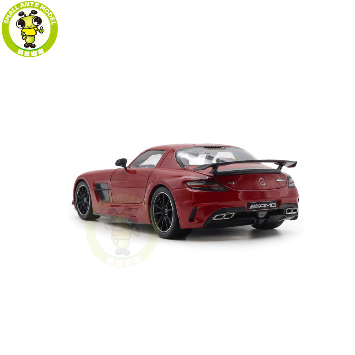 1/18 Minichamps Mercedes-Benz AMG SLS Black Series 2013 Diecast Model Toys Car Gifts For Father Friends