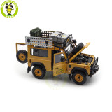 1/18 Almost Real 810211 Land Rover Defender 90 Camel Trophy Edition Diecast Model Toy Car Gifts For Friends Father
