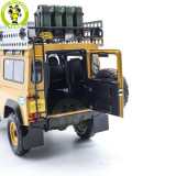 1/18 Almost Real 810211 Land Rover Defender 90 Camel Trophy Edition Diecast Model Toy Car Gifts For Friends Father