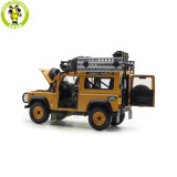 1/18 Almost Real 810211 Land Rover Defender 90 Camel Trophy Edition Diecast Model Toy Car Gifts For Friends Father
