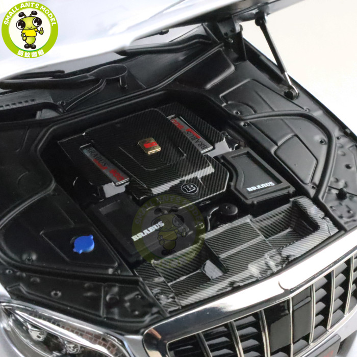 1/18 Brabus 900 Benz Maybach S CLASS Almost Real 860102 Obsidian Black Diecast Model Car Gifts For Friends Father