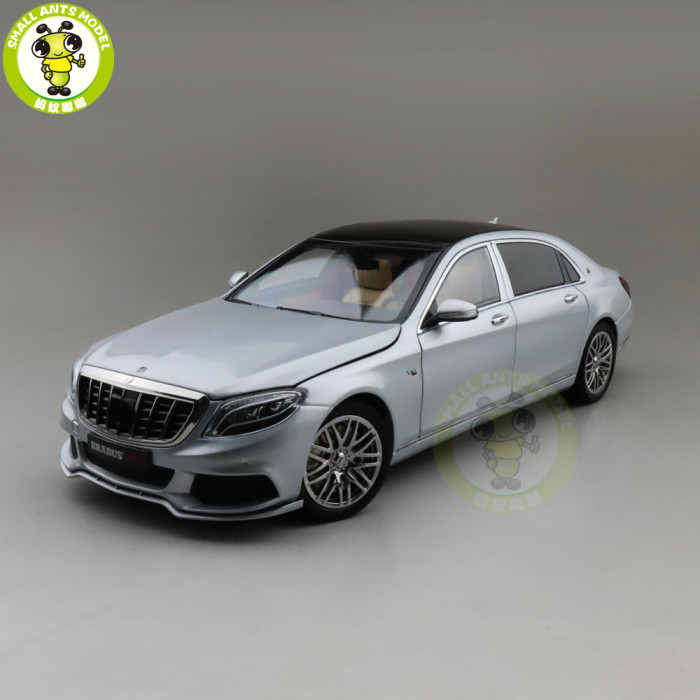 1/18 Brabus 900 Benz Maybach S CLASS Almost Real 860102 Obsidian Black Diecast Model Car Gifts For Friends Father