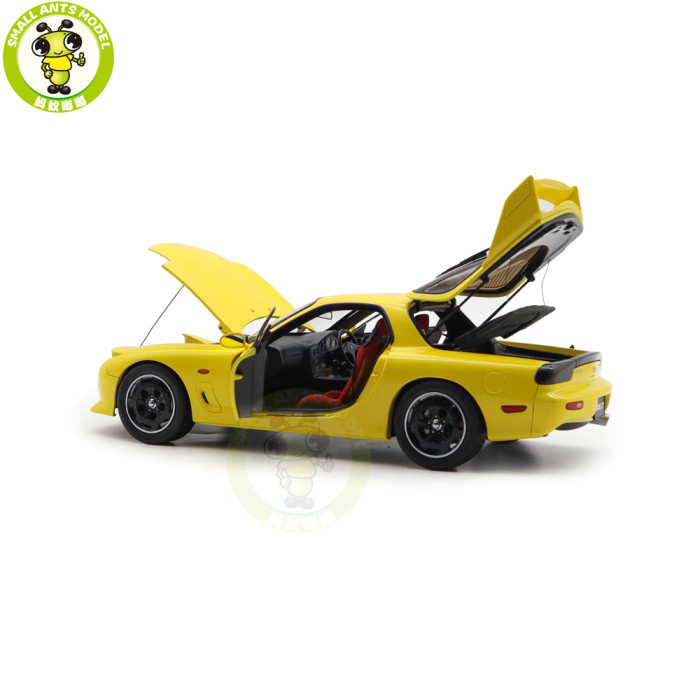 1/18 Mazda RX-7 RX 7 Speed Polar Master Diecast Model Toy Car Gifts For Friends Father