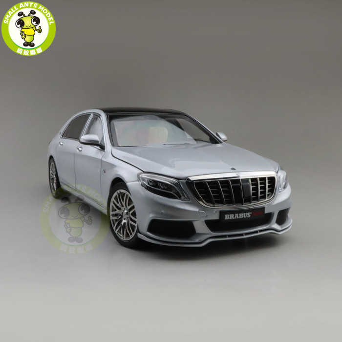 1/18 Brabus 900 Benz Maybach S CLASS Almost Real 860102 Obsidian Black Diecast Model Car Gifts For Friends Father