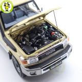 1/18 Toyota Land Cruiser 76 LC76 Almost Real 870102 Beige Diecast Model Toy Car Gifts For Father Friends