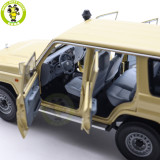 1/18 Toyota Land Cruiser 76 LC76 Almost Real 870102 Beige Diecast Model Toy Car Gifts For Father Friends