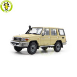 1/18 Toyota Land Cruiser 76 LC76 Almost Real 870102 Beige Diecast Model Toy Car Gifts For Father Friends