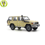 1/18 Toyota Land Cruiser 76 LC76 Almost Real 870102 Beige Diecast Model Toy Car Gifts For Father Friends